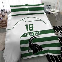 Custom Zimbabwe Rugby Bedding Set The Sables Go Champion - Wonder Print Shop
