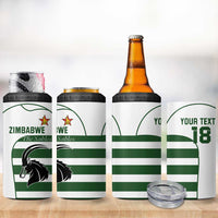 Custom Zimbabwe Rugby 4 in 1 Can Cooler Tumbler The Sables Go Champion - Wonder Print Shop