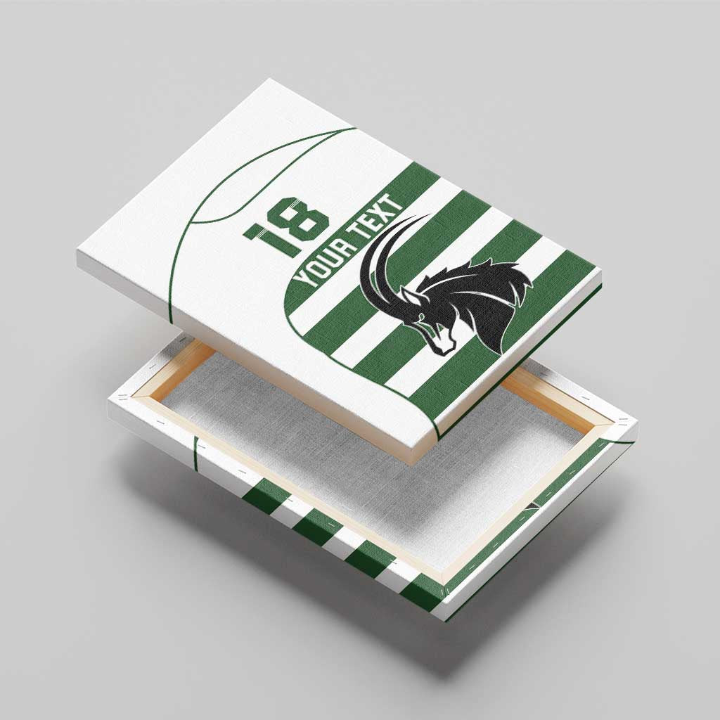 Custom Zimbabwe Rugby Canvas Wall Art The Sables Go Champion - Wonder Print Shop