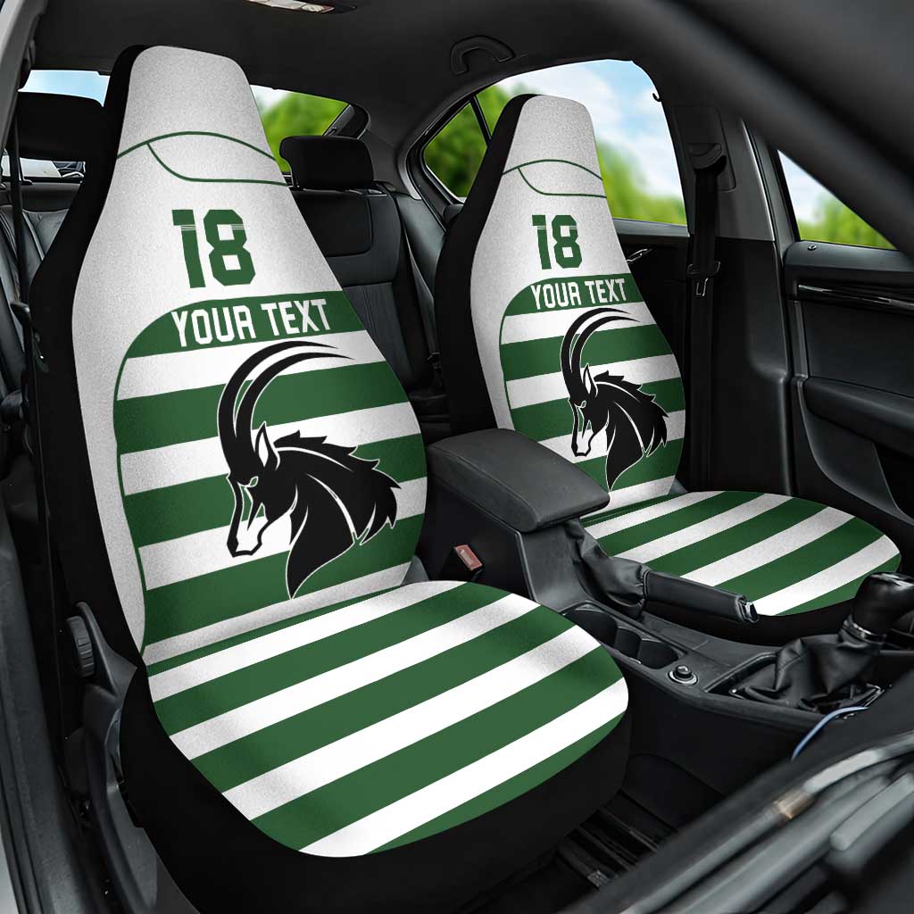 Custom Zimbabwe Rugby Car Seat Cover The Sables Go Champion - Wonder Print Shop
