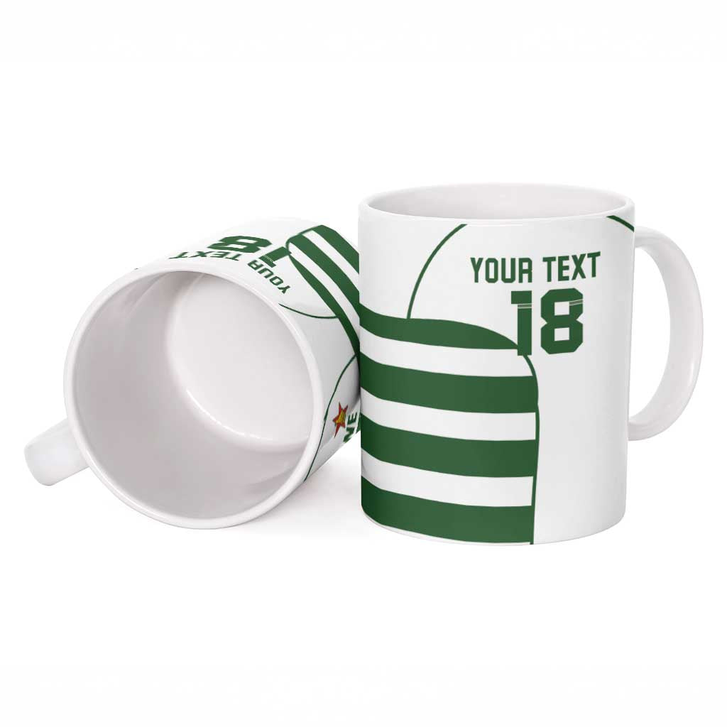 Custom Zimbabwe Rugby Ceramic Mug The Sables Go Champion - Wonder Print Shop