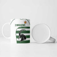 Custom Zimbabwe Rugby Ceramic Mug The Sables Go Champion - Wonder Print Shop