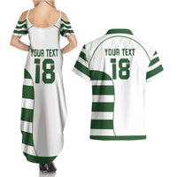 Custom Zimbabwe Rugby Couples Matching Summer Maxi Dress and Hawaiian Shirt The Sables Go Champion - Wonder Print Shop