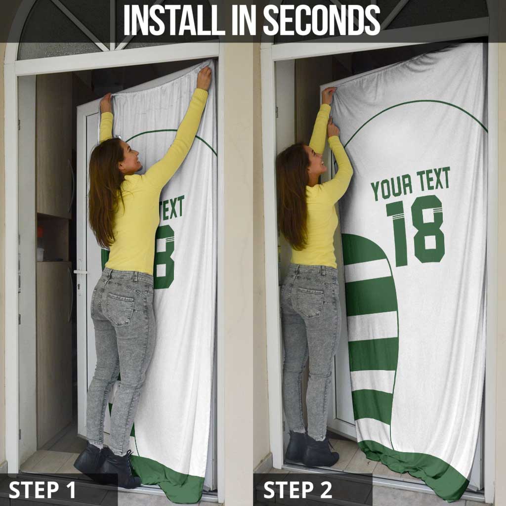 Custom Zimbabwe Rugby Door Cover The Sables Go Champion - Wonder Print Shop