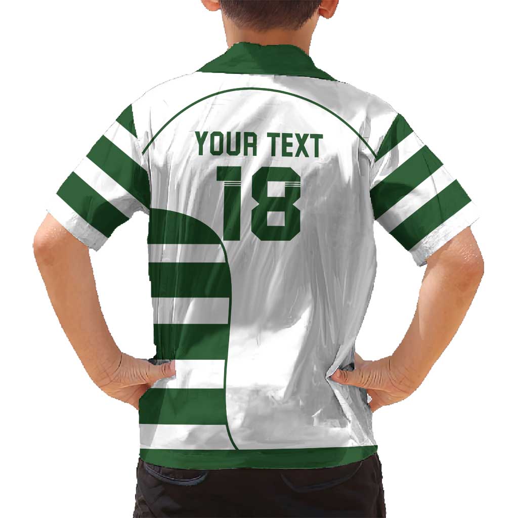 Custom Zimbabwe Rugby Family Matching Long Sleeve Bodycon Dress and Hawaiian Shirt The Sables Go Champion - Wonder Print Shop