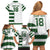 Custom Zimbabwe Rugby Family Matching Off Shoulder Short Dress and Hawaiian Shirt The Sables Go Champion - Wonder Print Shop