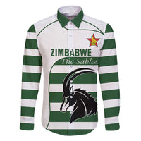 Custom Zimbabwe Rugby Family Matching Off Shoulder Short Dress and Hawaiian Shirt The Sables Go Champion - Wonder Print Shop
