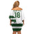 Custom Zimbabwe Rugby Family Matching Off Shoulder Short Dress and Hawaiian Shirt The Sables Go Champion - Wonder Print Shop