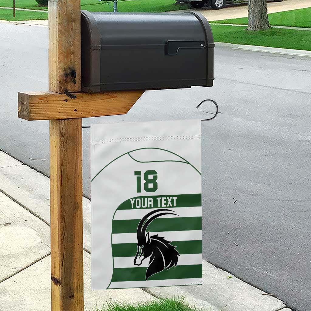 Custom Zimbabwe Rugby Garden Flag The Sables Go Champion - Wonder Print Shop