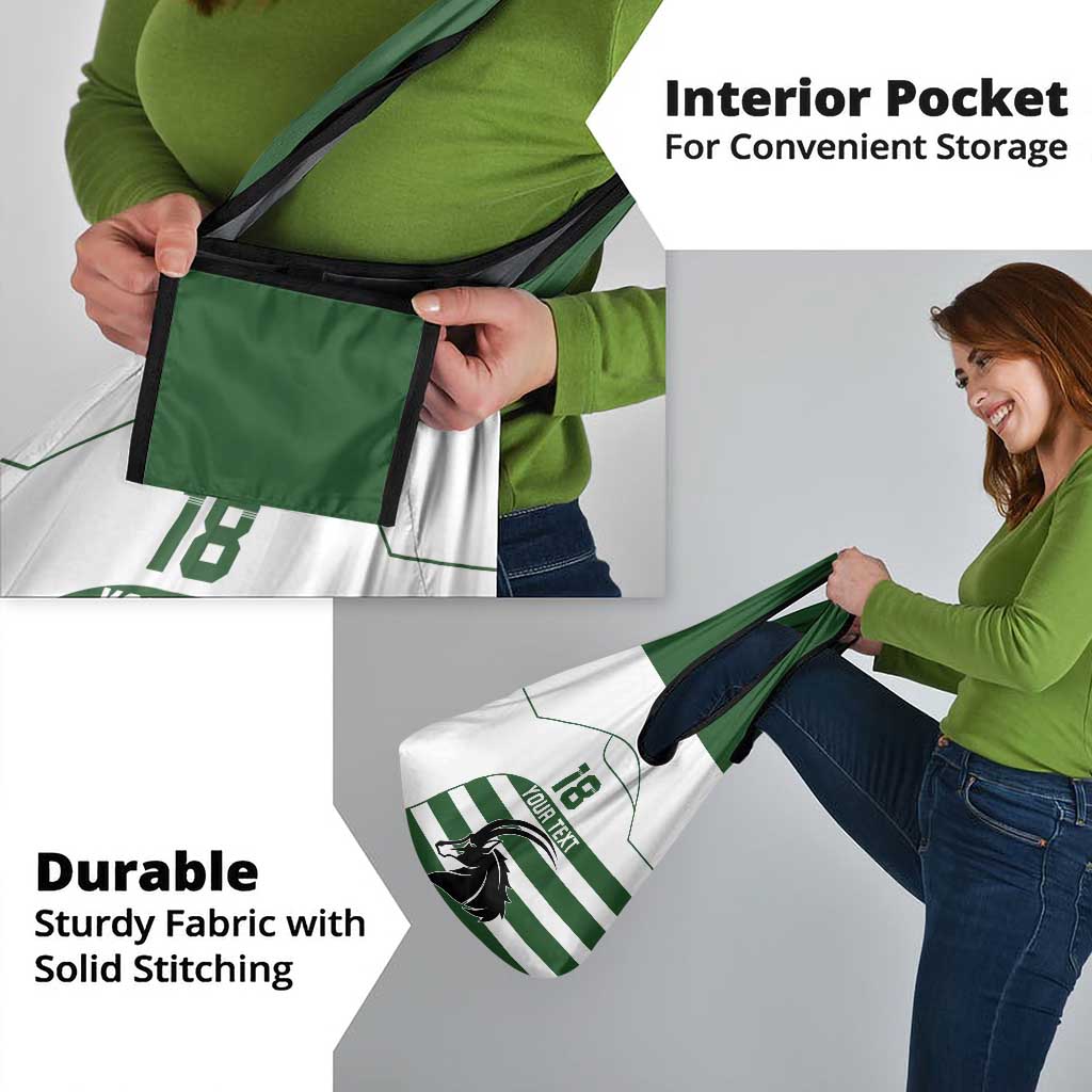 Custom Zimbabwe Rugby Grocery Bag The Sables Go Champion - Wonder Print Shop
