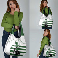 Custom Zimbabwe Rugby Grocery Bag The Sables Go Champion - Wonder Print Shop