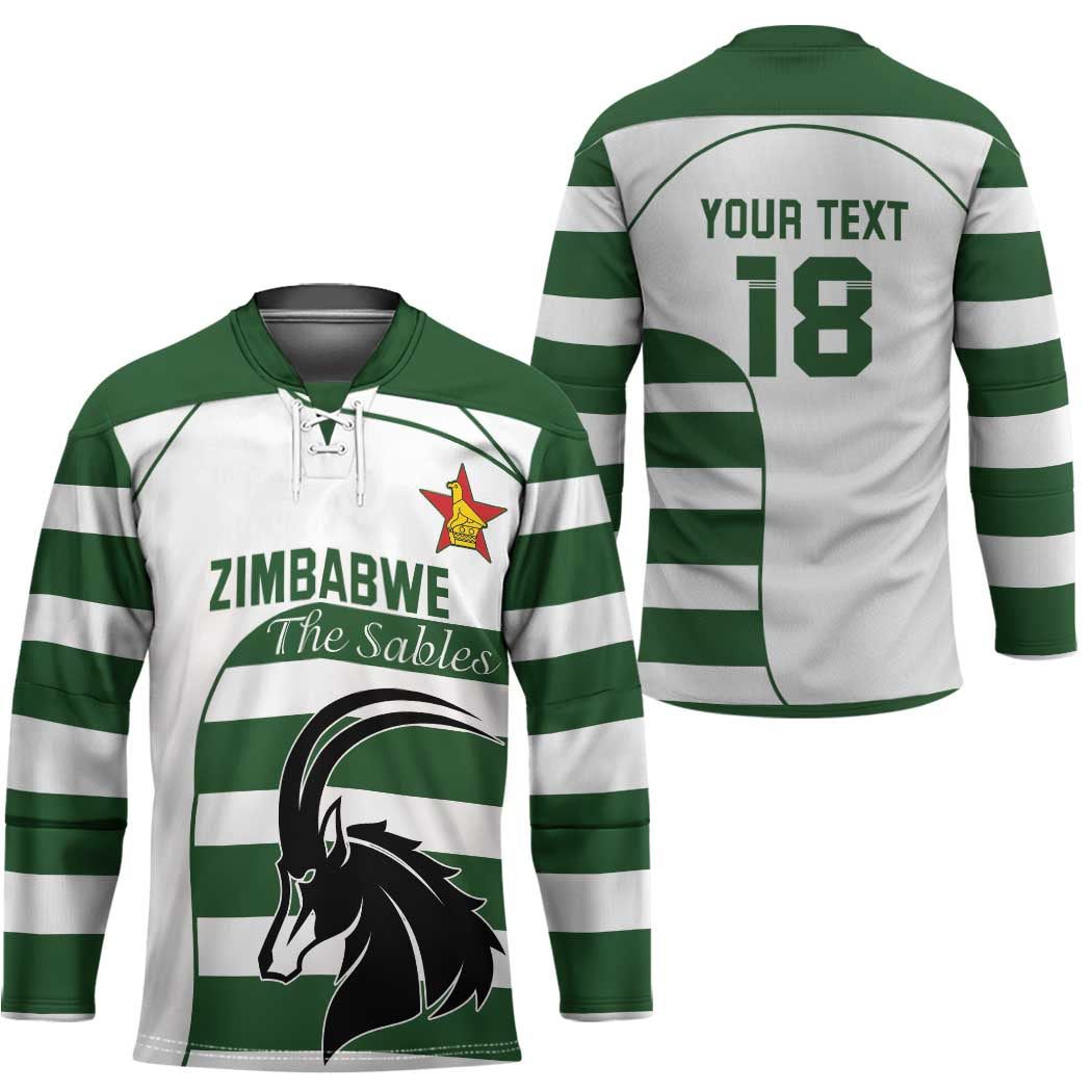Custom Zimbabwe Rugby Hockey Jersey The Sables Go Champion - Wonder Print Shop
