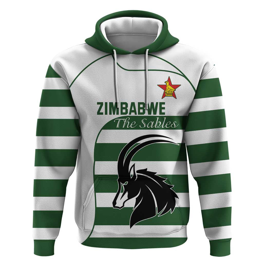 Custom Zimbabwe Rugby Hoodie The Sables Go Champion - Wonder Print Shop