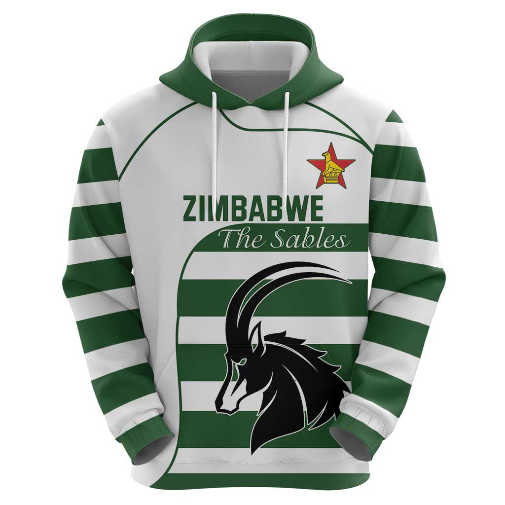 Custom Zimbabwe Rugby Hoodie The Sables Go Champion - Wonder Print Shop
