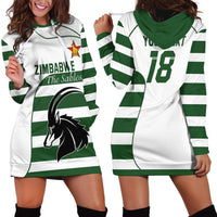 Custom Zimbabwe Rugby Hoodie Dress The Sables Go Champion - Wonder Print Shop