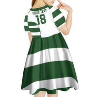 Custom Zimbabwe Rugby Kid Short Sleeve Dress The Sables Go Champion - Wonder Print Shop