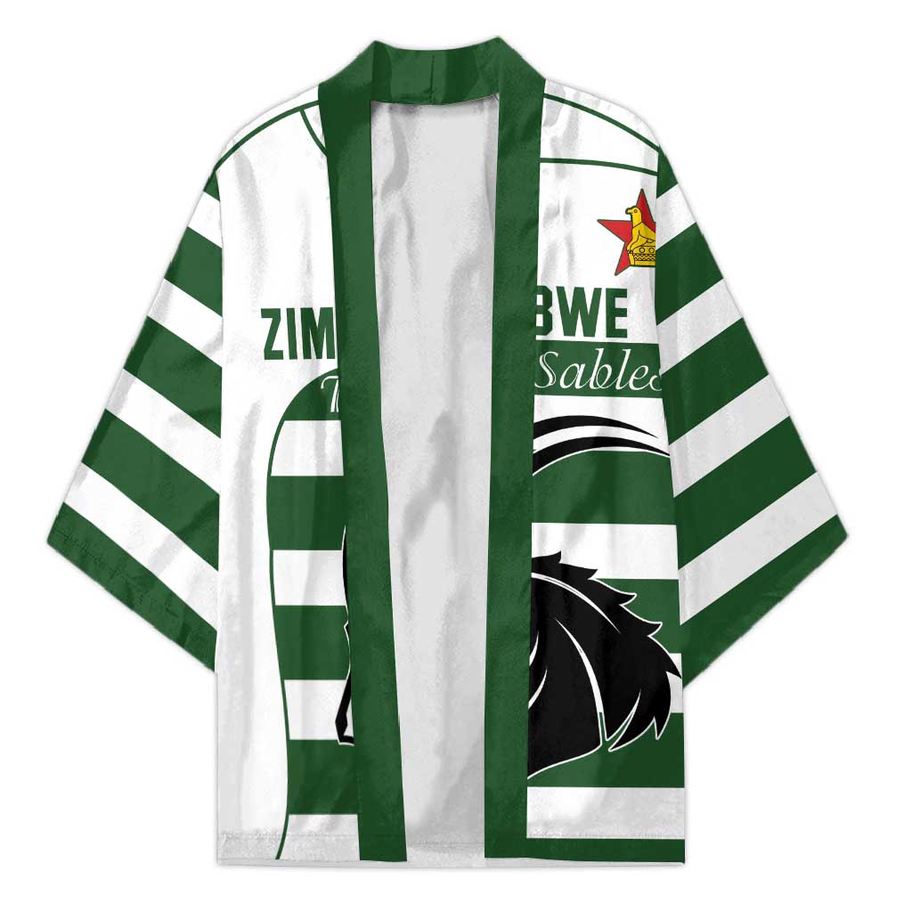 Custom Zimbabwe Rugby Kimono The Sables Go Champion - Wonder Print Shop