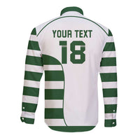 Custom Zimbabwe Rugby Long Sleeve Button Shirt The Sables Go Champion - Wonder Print Shop