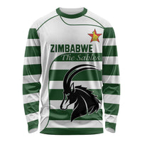 Custom Zimbabwe Rugby Long Sleeve Shirt The Sables Go Champion - Wonder Print Shop