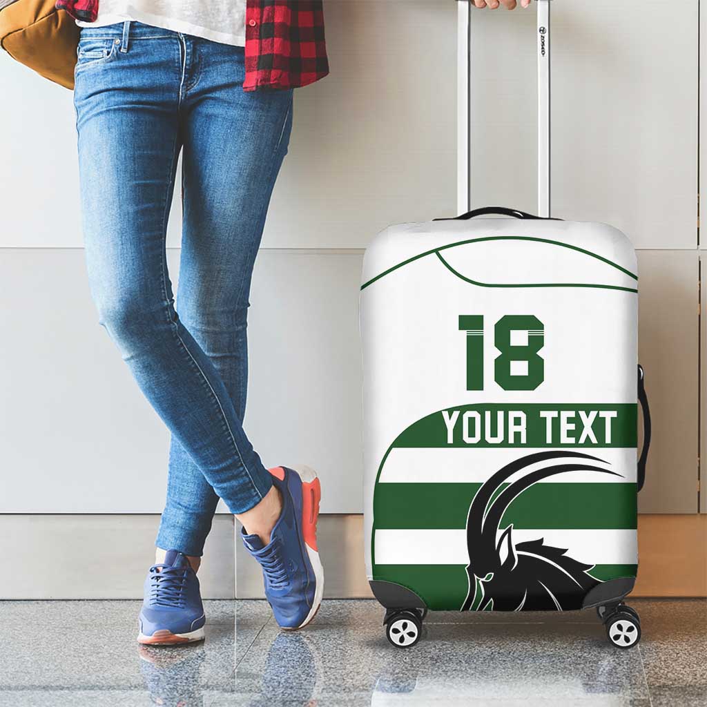 Custom Zimbabwe Rugby Luggage Cover The Sables Go Champion - Wonder Print Shop