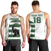 Custom Zimbabwe Rugby Men Tank Top The Sables Go Champion - Wonder Print Shop