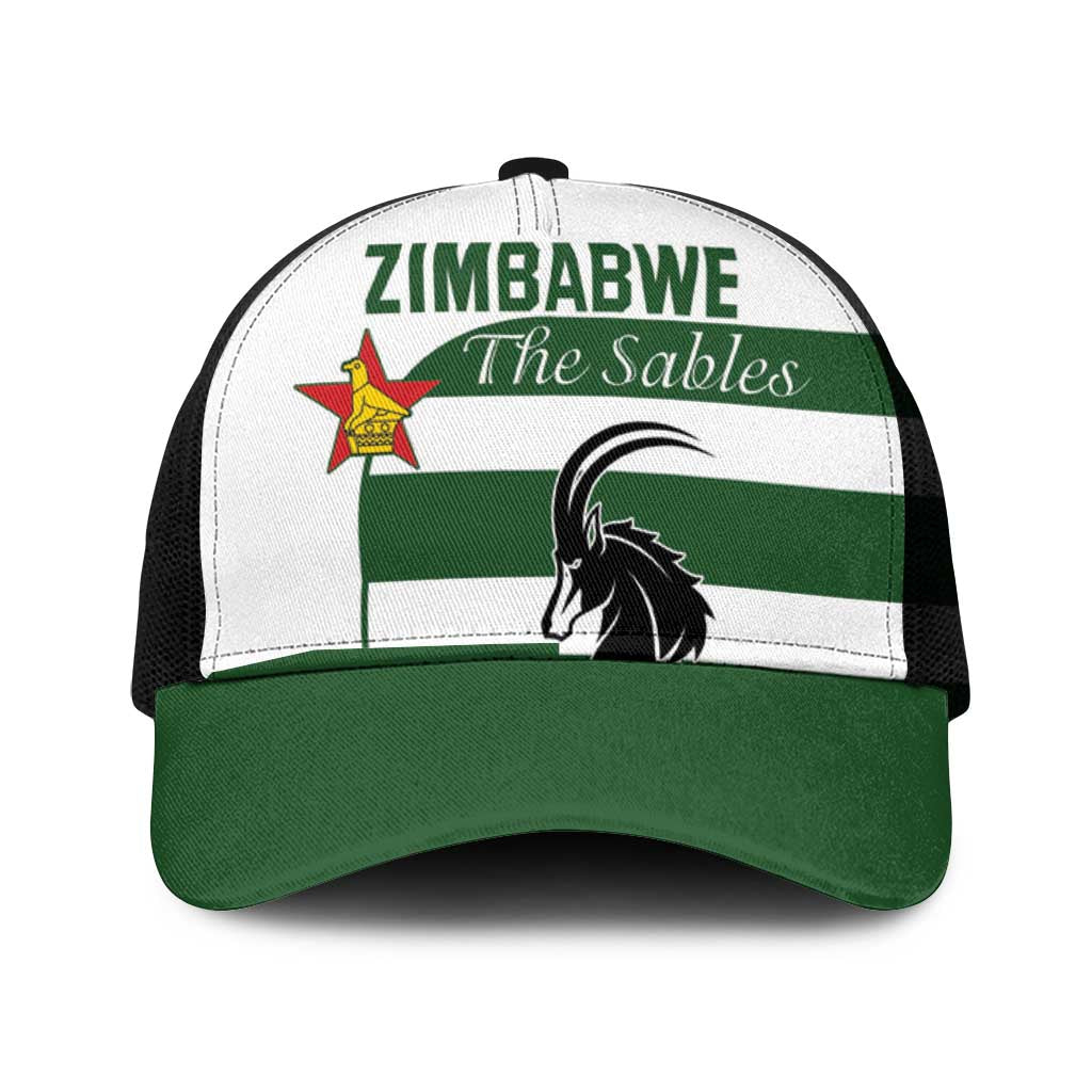 Zimbabwe Rugby Mesh Trucker Cap The Sables Go Champion - Wonder Print Shop