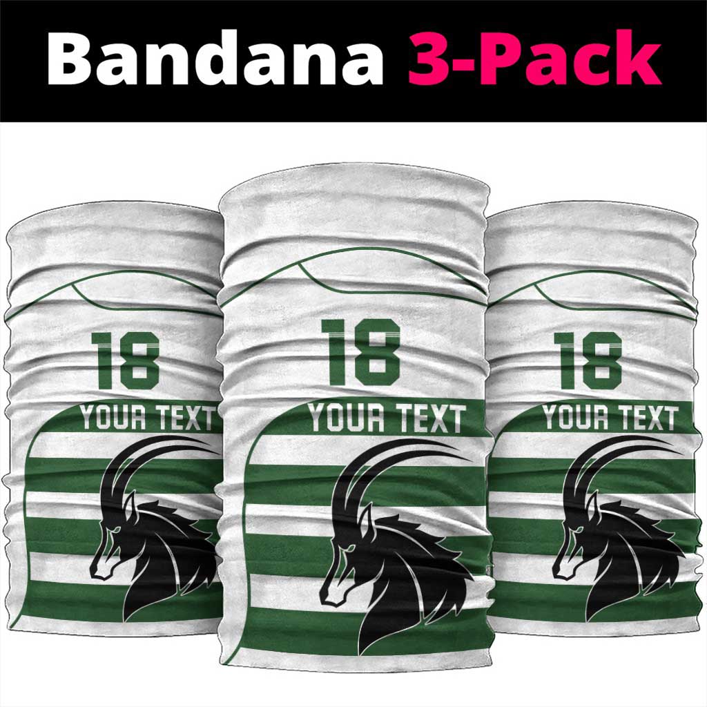 Custom Zimbabwe Rugby Neck Gaiter The Sables Go Champion - Wonder Print Shop