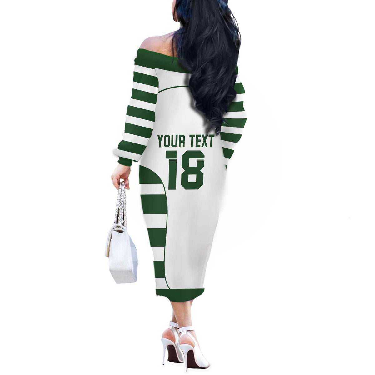 Custom Zimbabwe Rugby Off The Shoulder Long Sleeve Dress The Sables Go Champion - Wonder Print Shop