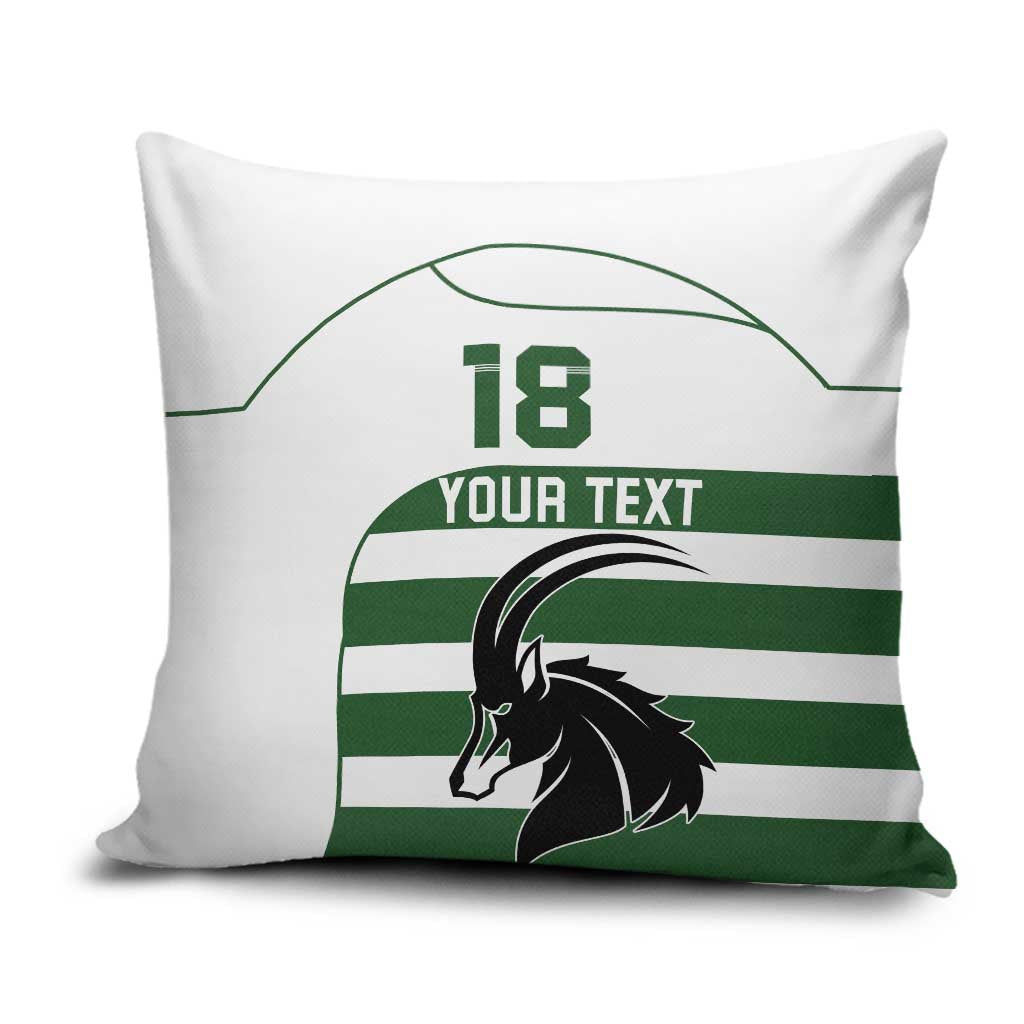 Custom Zimbabwe Rugby Pillow Cover The Sables Go Champion - Wonder Print Shop