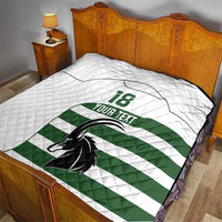 Custom Zimbabwe Rugby Quilt The Sables Go Champion - Wonder Print Shop