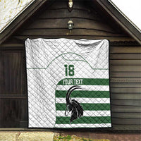 Custom Zimbabwe Rugby Quilt The Sables Go Champion - Wonder Print Shop