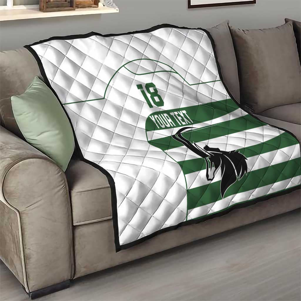 Custom Zimbabwe Rugby Quilt The Sables Go Champion - Wonder Print Shop