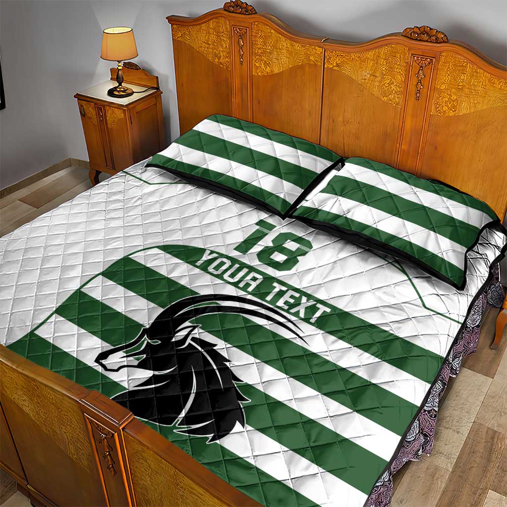 Custom Zimbabwe Rugby Quilt Bed Set The Sables Go Champion - Wonder Print Shop