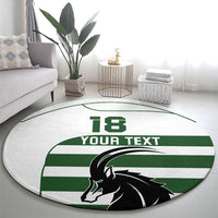 Custom Zimbabwe Rugby Round Carpet The Sables Go Champion - Wonder Print Shop