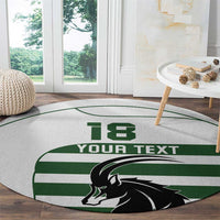 Custom Zimbabwe Rugby Round Carpet The Sables Go Champion - Wonder Print Shop