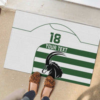 Custom Zimbabwe Rugby Rubber Doormat The Sables Go Champion - Wonder Print Shop