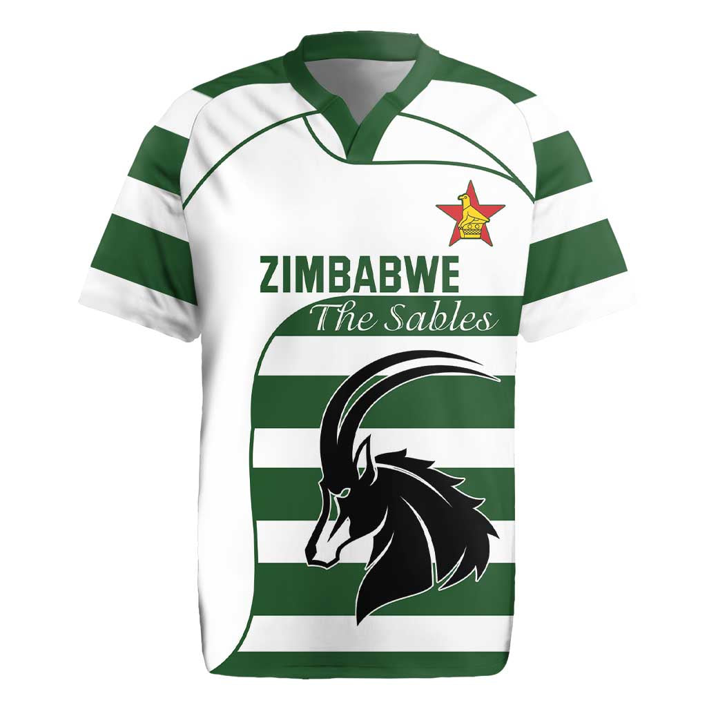 Custom Zimbabwe Rugby Rugby Jersey The Sables Go Champion - Wonder Print Shop