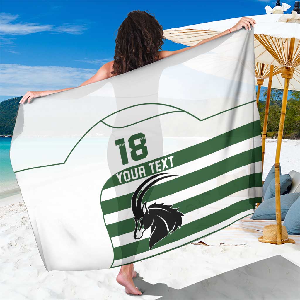 Custom Zimbabwe Rugby Sarong The Sables Go Champion - Wonder Print Shop