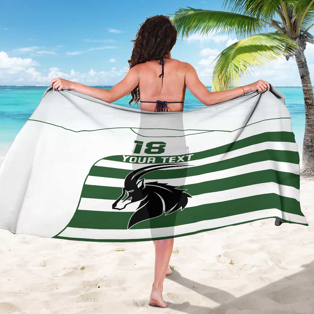 Custom Zimbabwe Rugby Sarong The Sables Go Champion - Wonder Print Shop
