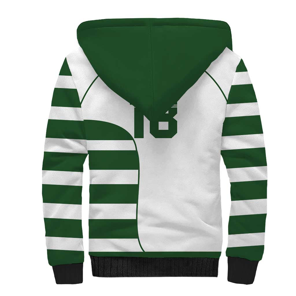 Custom Zimbabwe Rugby Sherpa Hoodie The Sables Go Champion - Wonder Print Shop
