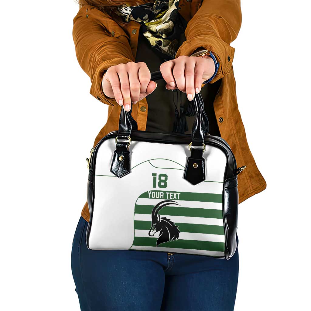 Custom Zimbabwe Rugby Shoulder Handbag The Sables Go Champion - Wonder Print Shop