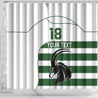Custom Zimbabwe Rugby Shower Curtain The Sables Go Champion - Wonder Print Shop