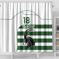 Custom Zimbabwe Rugby Shower Curtain The Sables Go Champion - Wonder Print Shop