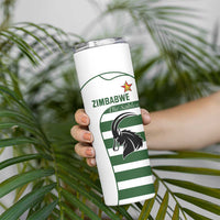 Custom Zimbabwe Rugby Skinny Tumbler The Sables Go Champion - Wonder Print Shop