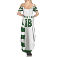 Custom Zimbabwe Rugby Summer Maxi Dress The Sables Go Champion - Wonder Print Shop