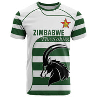 Custom Zimbabwe Rugby T Shirt The Sables Go Champion - Wonder Print Shop