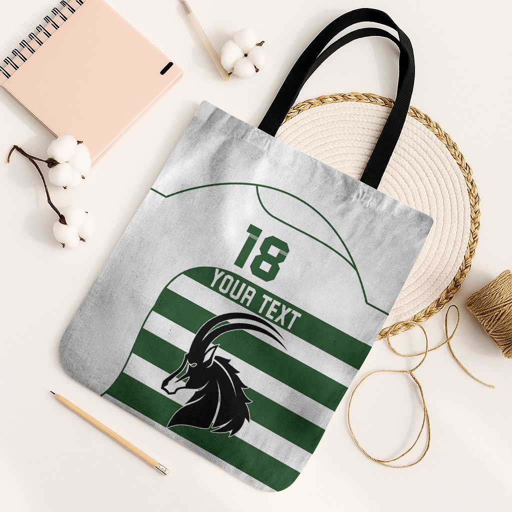 Custom Zimbabwe Rugby Tote Bag The Sables Go Champion - Wonder Print Shop