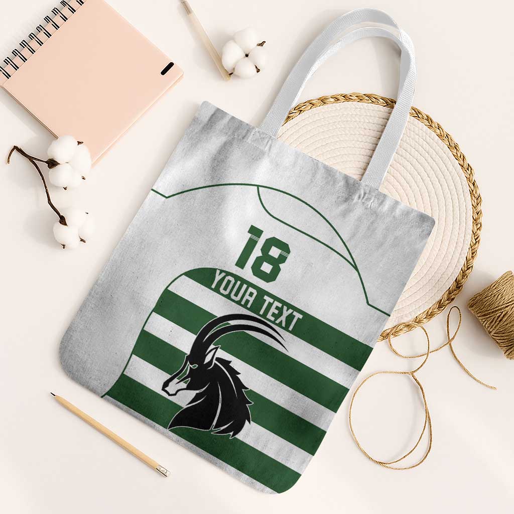 Custom Zimbabwe Rugby Tote Bag The Sables Go Champion - Wonder Print Shop