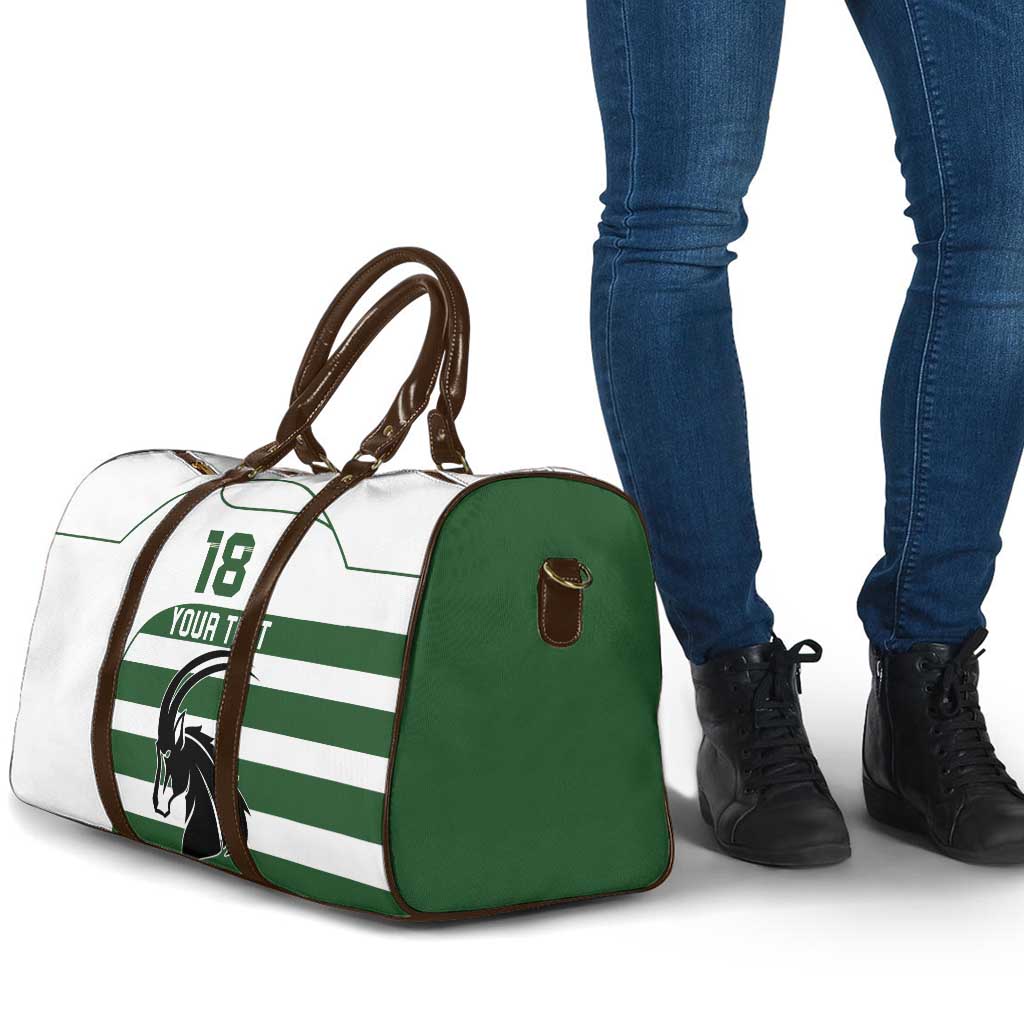Custom Zimbabwe Rugby Travel Bag The Sables Go Champion - Wonder Print Shop