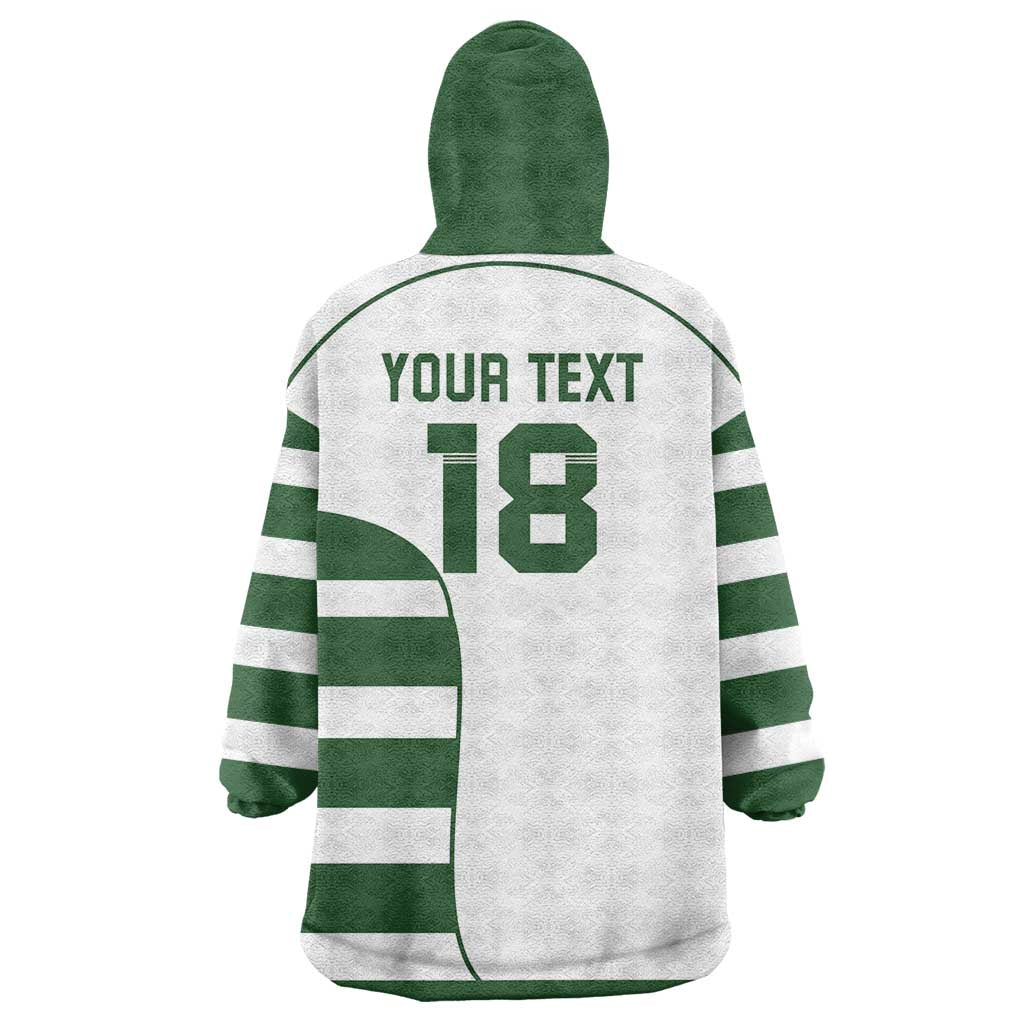 Custom Zimbabwe Rugby Wearable Blanket Hoodie The Sables Go Champion - Wonder Print Shop